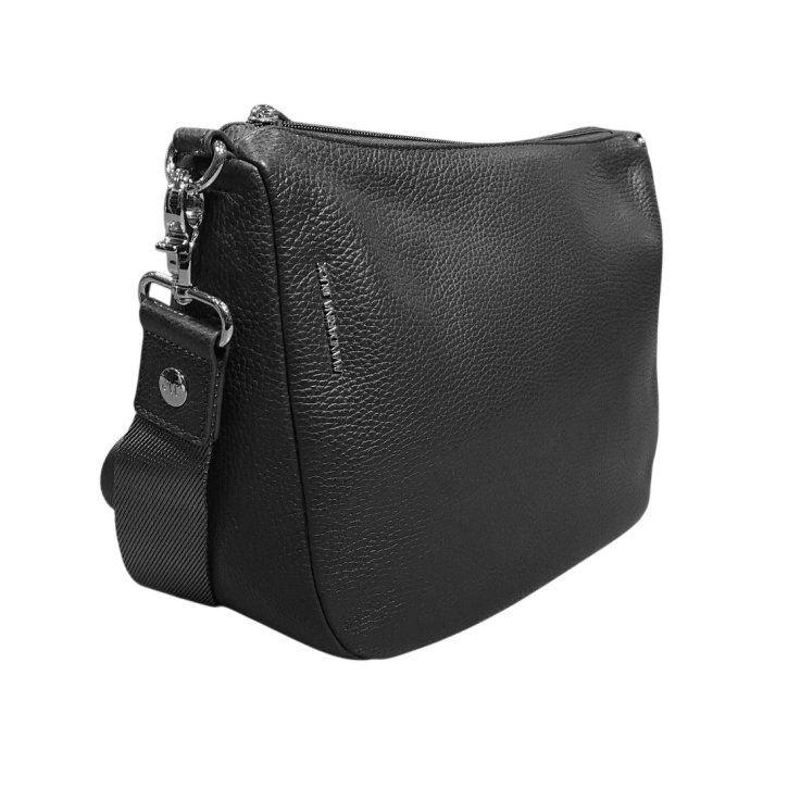 MANDARINA DUCK MELLOW LEATHER Handtasche nero